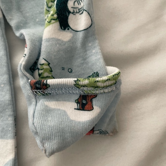 Star Wars x Old navy baby 0-3m one piece 2 way zip footed and fold over mittens - Picture 6 of 9